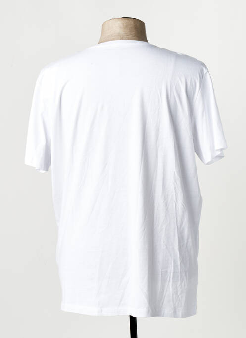 T-shirt coupe droite blanc JACK & JONES homme