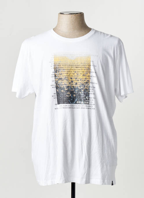 T-shirt blanc GARCIA homme