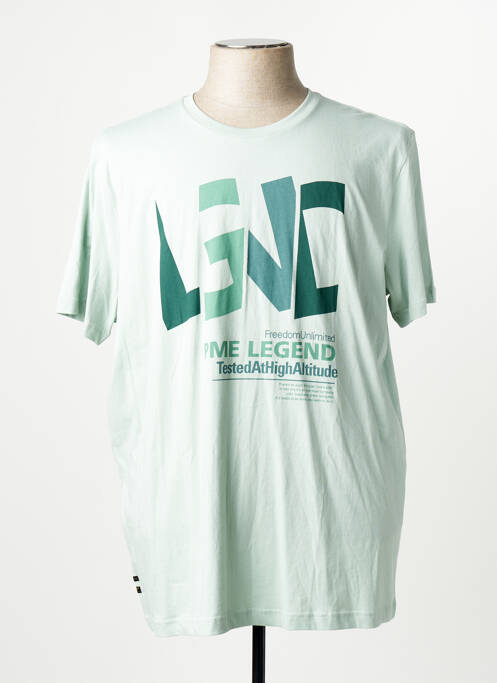 T-shirt coupe droite manches courtes vert PME LEGEND homme