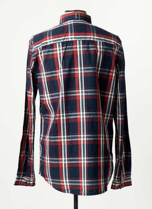 Chemise manches longues manches longues bleu TOM TAILOR homme