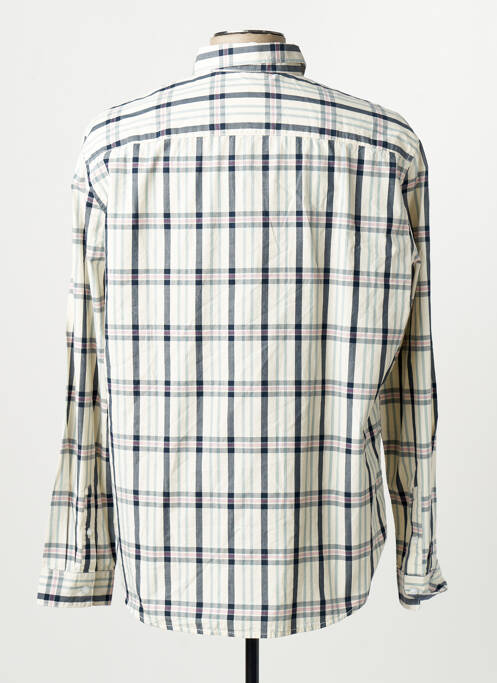 Chemise manches longues beige TOM TAILOR homme
