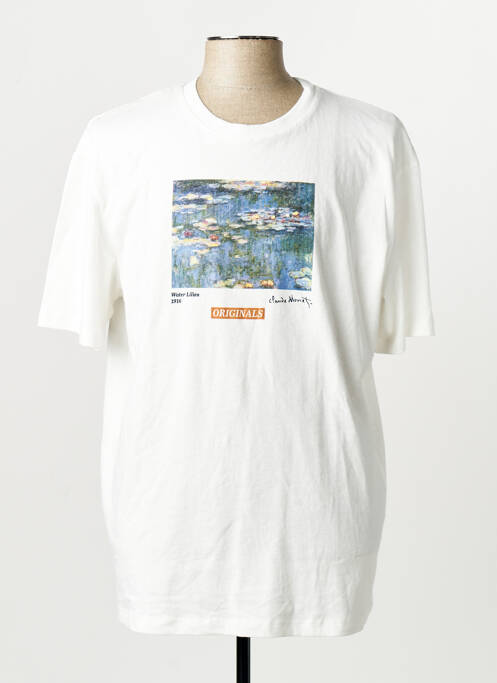 T-shirt blanc JACK & JONES homme