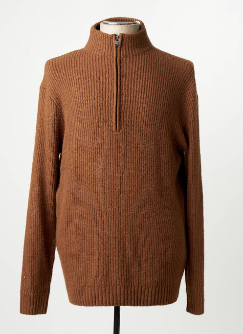 Pull marron TOM TAILOR homme