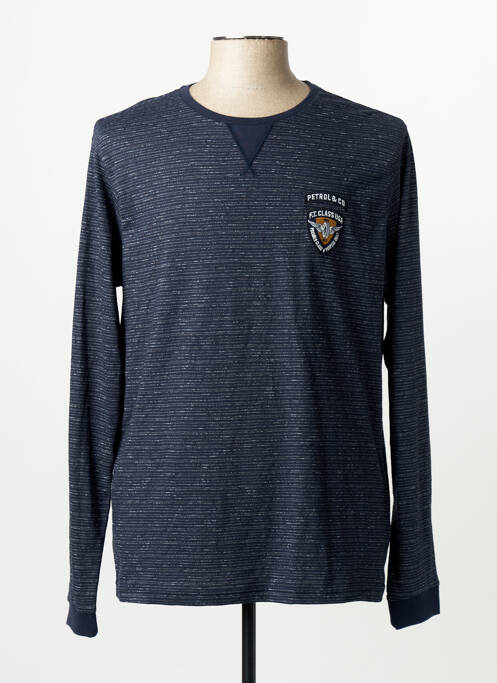 T-shirt bleu PETROL INDUSTRIES homme