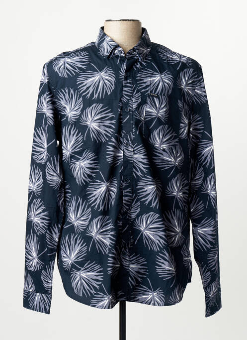 Chemise manches longues bleu GARCIA homme