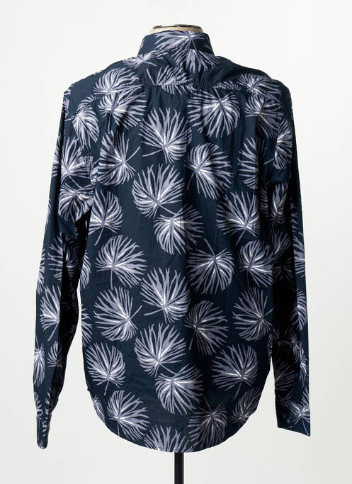 Chemise manches longues bleu GARCIA homme