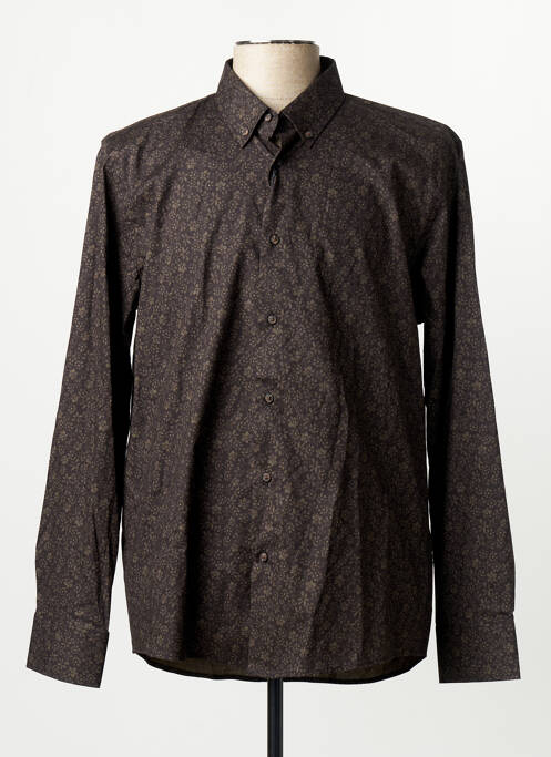 Chemise manches longues noir PRIVATE BLUE homme
