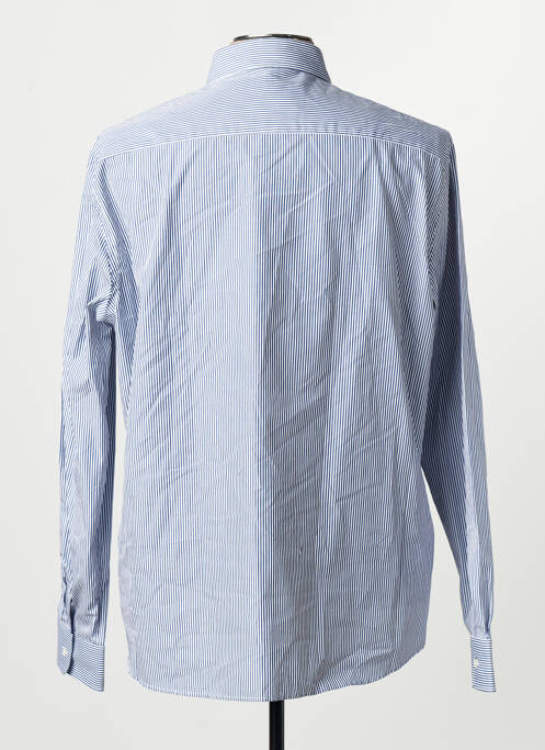 Chemise manches longues bleu MANGO homme