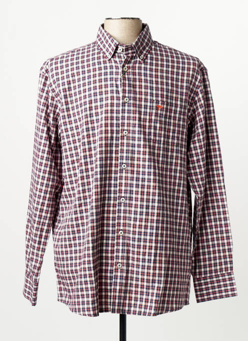 Chemise manches longues rouge FYNCH-HATTON homme