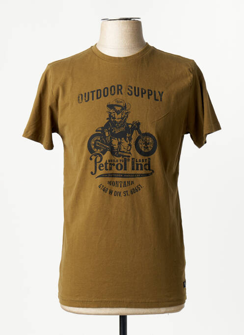 T-shirt vert PETROL INDUSTRIES homme