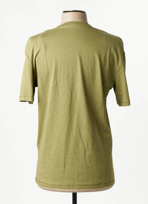 T-shirt col rond vert JACK & JONES homme