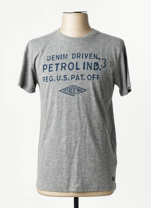 T-shirt gris PETROL INDUSTRIES homme