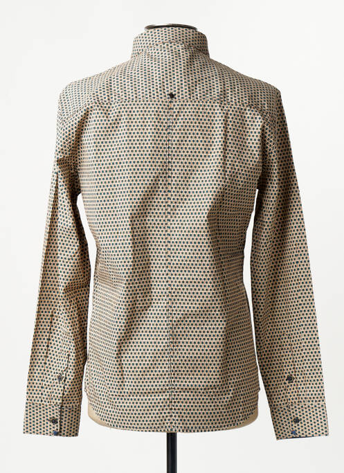 Chemise manches longues marron NO EXCESS homme
