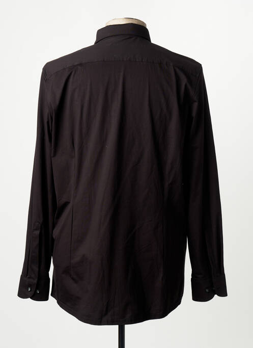 Chemise manches longues noir OLYMP homme