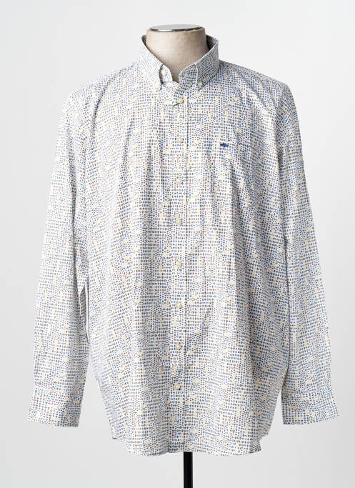 Chemise manches longues marron FYNCH-HATTON homme