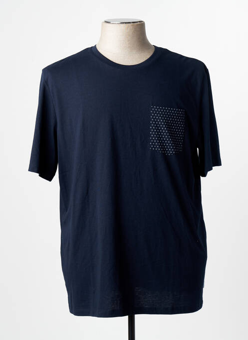 T-shirt bleu JACK & JONES homme