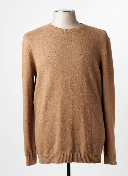 Pull col roulé marron TOM TAILOR homme