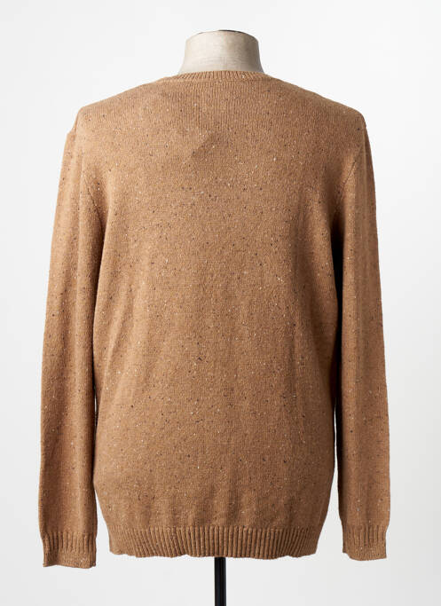 Pull col roulé marron TOM TAILOR homme