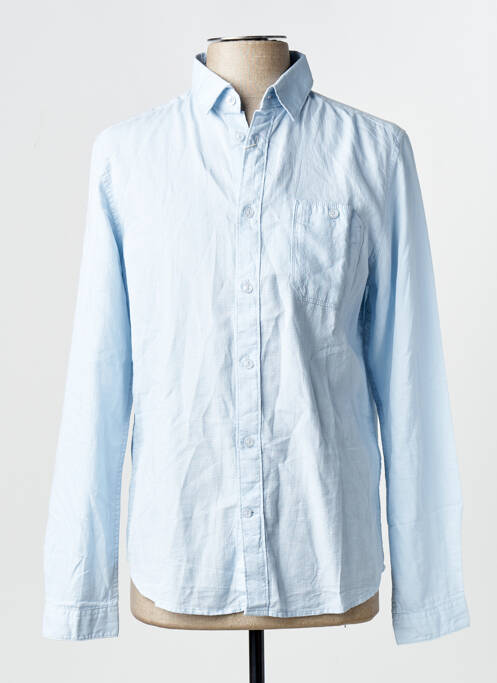 Chemise manches longues bleu TOM TAILOR homme