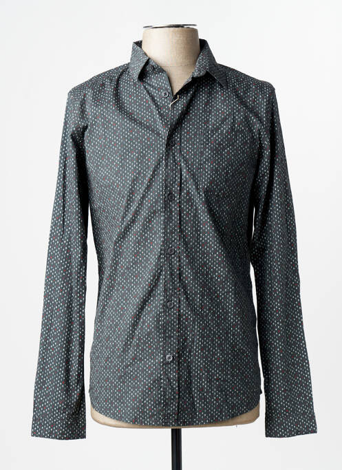 Chemise manches longues manches longues gris TOM TAILOR homme