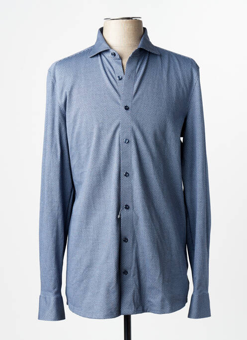 Chemise manches longues bleu OLYMP homme
