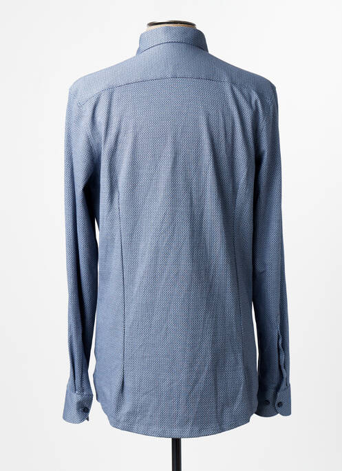 Chemise manches longues bleu OLYMP homme