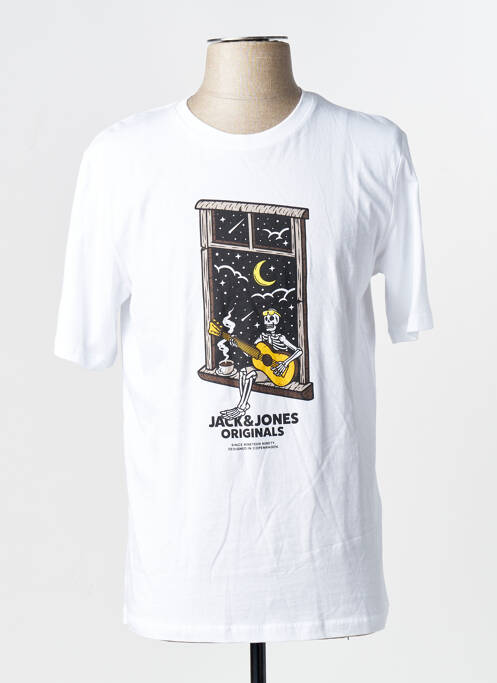 T-shirt blanc JACK & JONES homme