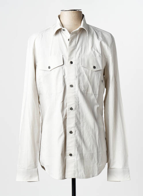 Chemise manches longues gris G STAR homme