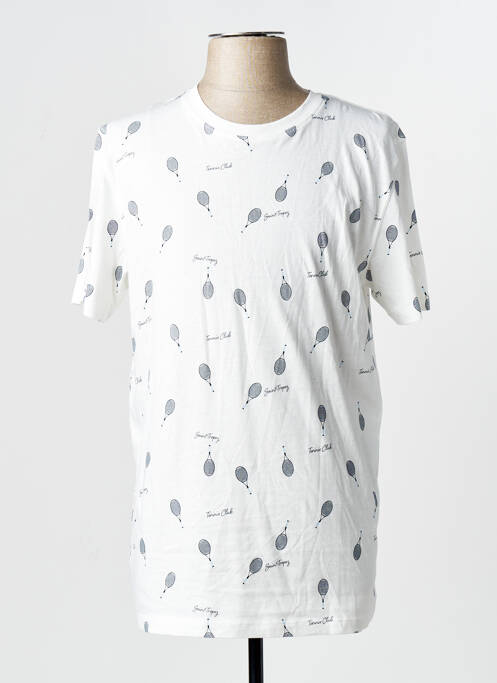 T-shirt blanc JACK & JONES homme