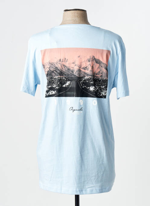 T-shirt bleu JACK & JONES homme