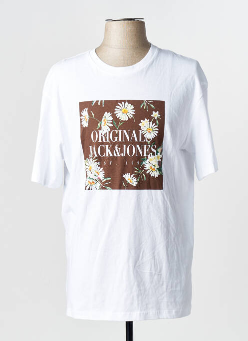 T-shirt blanc JACK & JONES homme