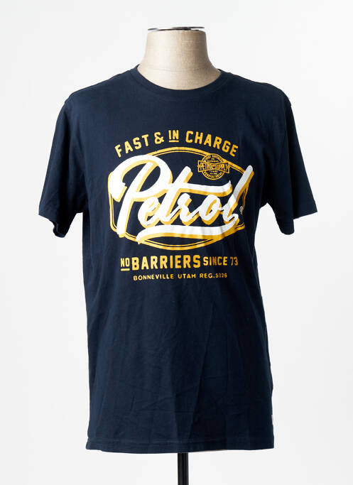 T-shirt bleu PETROL INDUSTRIES homme