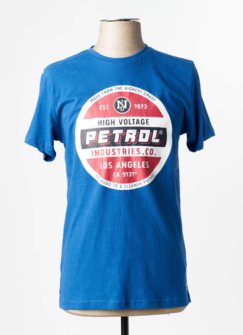 T-shirt bleu PETROL INDUSTRIES homme