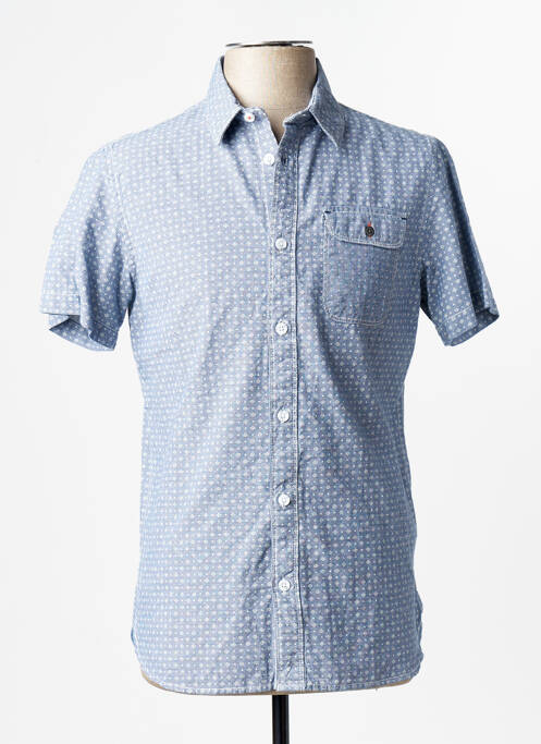 Chemise manches courtes bleu PETROL INDUSTRIES homme