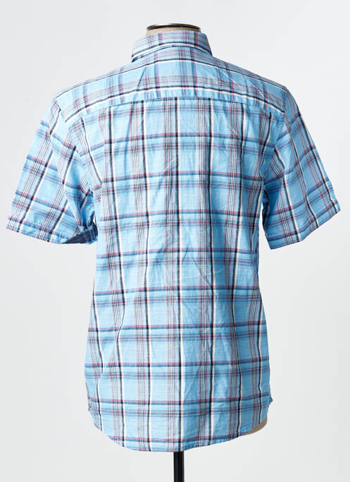 Chemise manches courtes coupe droite bleu TOM TAILOR homme