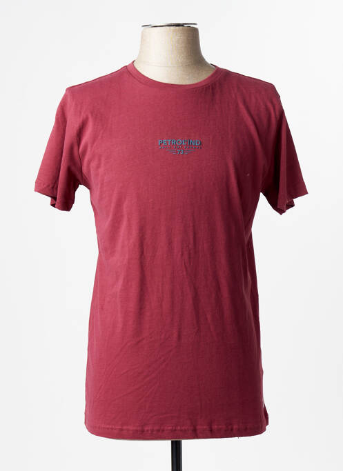 T-shirt rouge PETROL INDUSTRIES homme