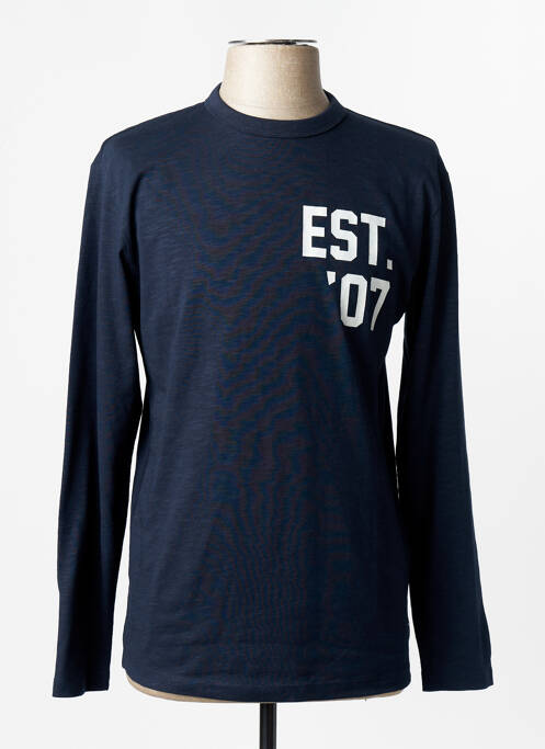 T-shirt bleu TOM TAILOR homme