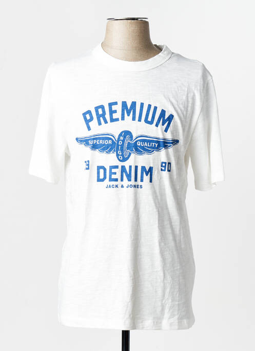 T-shirt blanc JACK & JONES homme