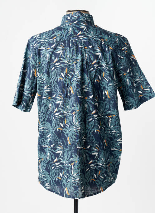 Chemise manches courtes manches courtes bleu TOM TAILOR homme