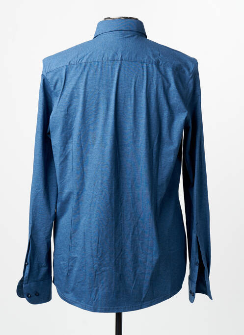 Chemise manches longues bleu OLYMP homme