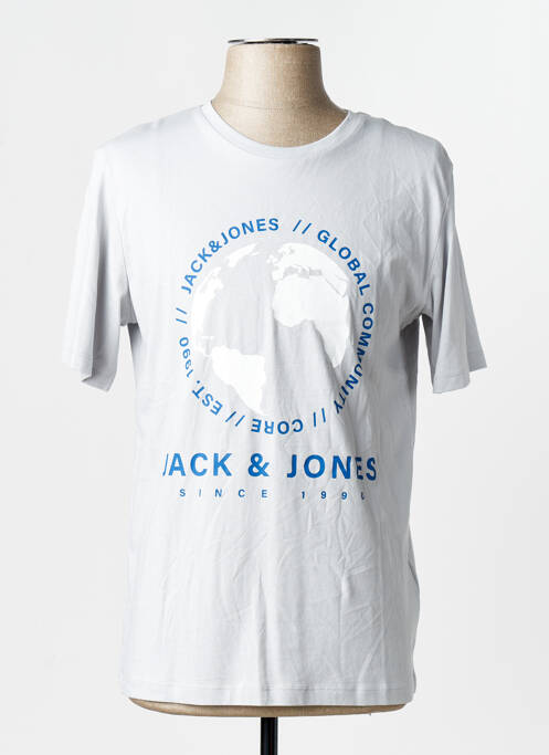 T-shirt gris JACK & JONES homme