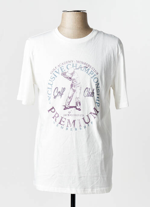 T-shirt blanc JACK & JONES homme