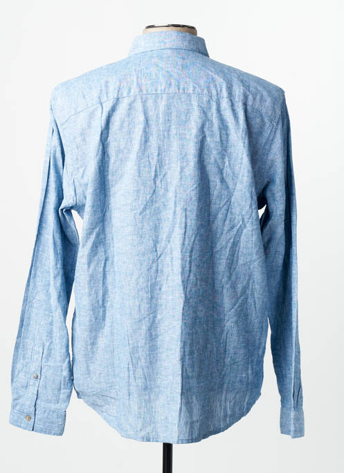 Chemise manches longues bleu TOM TAILOR homme