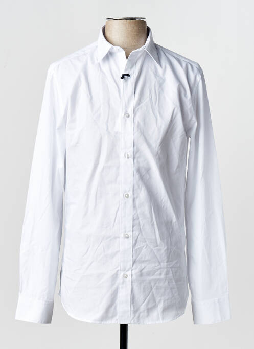 Chemise manches longues blanc JACK & JONES homme