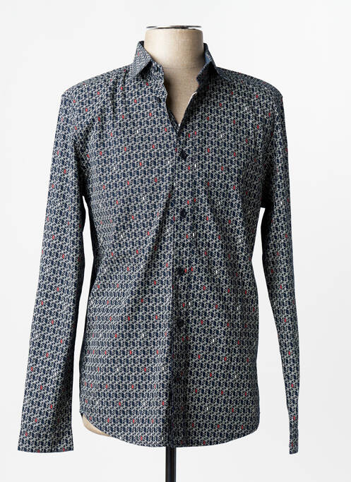 Chemise manches longues bleu TOM TAILOR homme