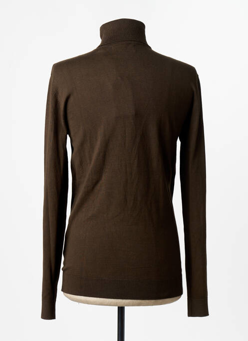 Pull col roulé gris PETROL INDUSTRIES homme