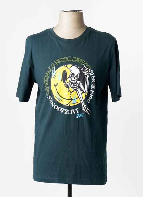 T-shirt vert JACK & JONES homme