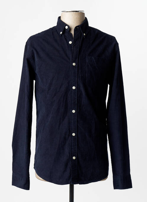 Chemise manches longues bleu JACK & JONES homme