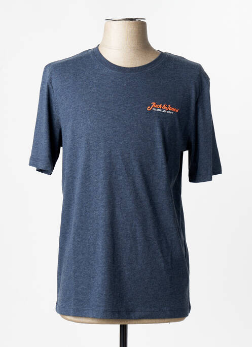 T-shirt col rond gris JACK & JONES homme