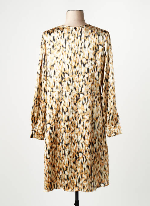 Robe mi-longue beige VERO MODA femme